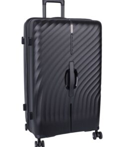 Cellini Xpedition Large Volume 4 Wheel Trolley Trunk - Black