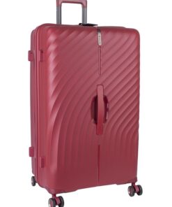 Cellini Xpedition Large Volume 4 Wheel Trolley Trunk - Red