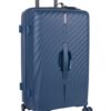 Cellini Xpedition Medium 4 Wheel Trolley Trunk - Blue