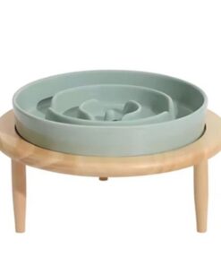 Ceramic Slow feeding bowl - Green