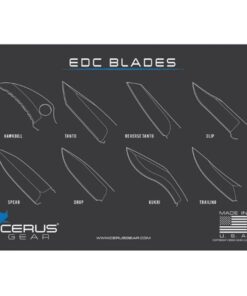 Cerus Gear EDC Promat - EDC Blade Styles - Charcoal Grey