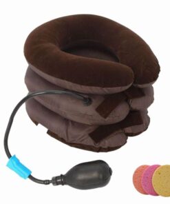 Cervical Neck Traction Neck Pain Relief Device with 3 Facial Sponges