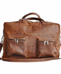 Chameleon Travel Bag Full Leather - Tobacco