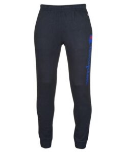 Champion Mens Large Logo Cuffed Sweatpants - Navy [Parallel Import] - XL