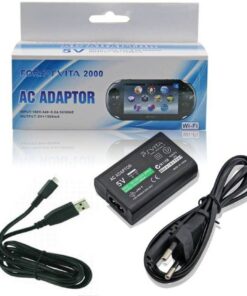 Charger Power Supply with Power Cord for PS Vita - Black