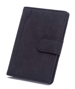 Charm Infinite Travel Passport Holder with RFID Protection - Black