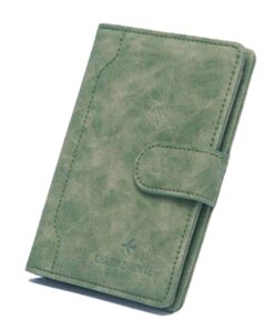 Charm Infinite Travel Passport Holder with RFID Protection - Green