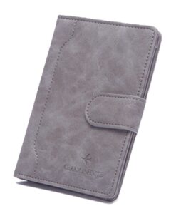 Charm Infinite Travel Passport Holder with RFID Protection - Grey