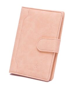 Charm Infinite Travel Passport Holder with RFID Protection - Pink