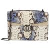 Charm London Elisa Leather Ladies Shoulder Bag - Blue