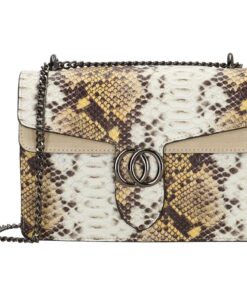 Charm London Elisa Leather Ladies Shoulder Bag - Brown