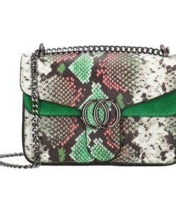 Charm London Elisa Leather Ladies Shoulder Bag - Green