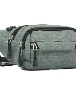 Charmza Denim Moon Bag Fanny Pack - Grey
