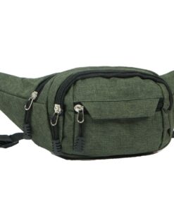 Charmza Denim Moon Bag Fanny Pack - Olive Green
