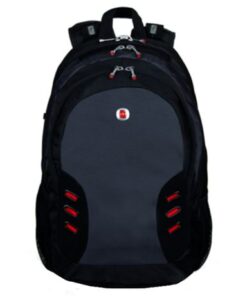 Charmza Laptop Bag - Grey & Black (CZ-98601)