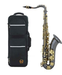 Chateau CTS-21 Bb Tenor Saxophone Black with Lacquered keys
