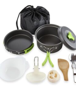 CheffyThings Stainless Steel Camping Cookware Set