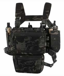 Chest Harness tactical Rig - Black Camo
