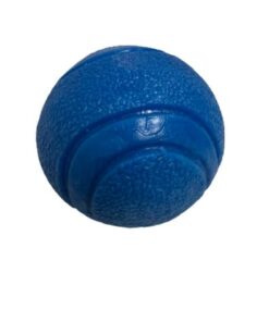 Chew Resistant Dog Blue Ball 6.8 cm
