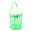 Child Shell Collecting Bag Mesh Beach Bag Kids Toy Organizer - Green