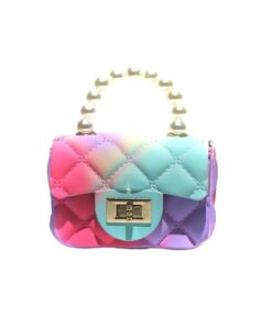 Children Bubblegum Rainbow Mini Bags Purses for Girls - Bubblegum Pink - Unisex