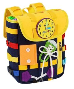 Children's Felt Toy Backpack Early Childhood Education Skills Activity