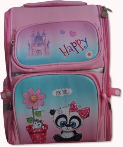 Children's Preschool bags - Fully Openable - Light Pink