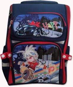 Children's Preschool bags - Fully Openable - Soccer Blue