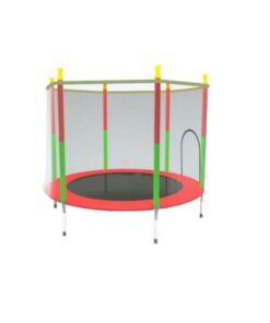 Children's Trampoline For Exercise With Safety Enclosure Net