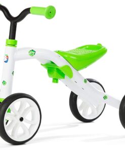 Chillafish Quadie-A Funky 4-Wheeled Grow-With-Me Ride-On Lime