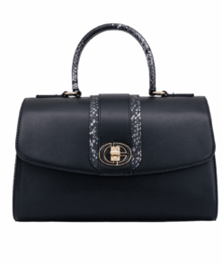 Chrisbella Classic Executive Black Handbag