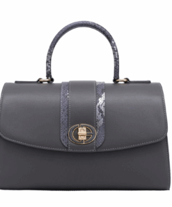 Chrisbella Classic Executive Grey Handbag