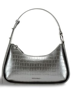 Chrisbella Classic Shoulder Bag - Silver