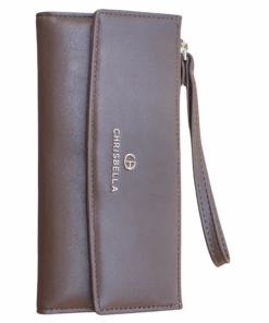 Chrisbella Modern Brown Wallet