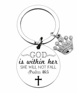 Christian Inspirational Keychain/ Keyring for Women