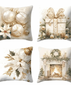 Christmas Decorative Throw Pillow Case Set C - 10