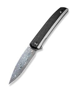 CIVIVI Savant - Twill Carbon Fibre with G10 Black and a Plain Steel Handle
