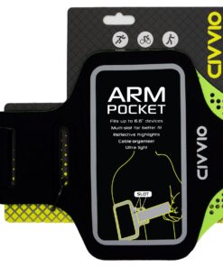 Civvio Arm Holster - Neon, Splash-proof, Reflective, Mini 'key' pocket