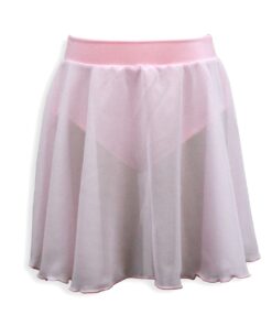 Classic Chiffon Full Flaired Pink Ballet Skirt - 1-2 years