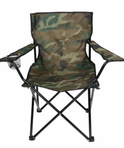 Classic Folding Portable Outdoor Camping Chair With Cup Hold