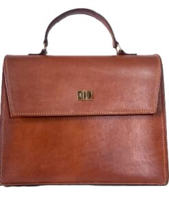 Classic full grain leather sling bag