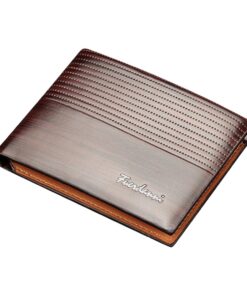 Classic Men Short Style Wallet for Men - Deep Coffee