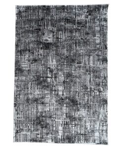 Classic Modern Grey/Black Area Rug - 180 x 120 cm