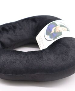 Classic Neck Support Travel Pillow / U Shape Pillow - Black