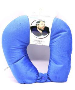 Classic Neck Support Travel Pillow / U Shape Pillow - Blue