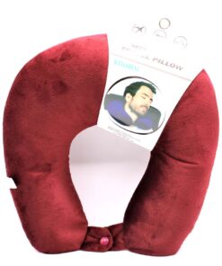 Classic Neck Support Travel Pillow / U Shape Pillow - Red