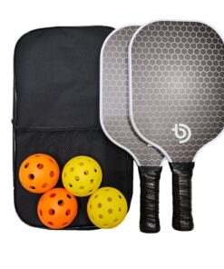 Classic Pickleball Set - White Honeycomb Design