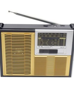 Classic Portable FM/AM Radio With Torch Light, Rechargeable Battery RD313