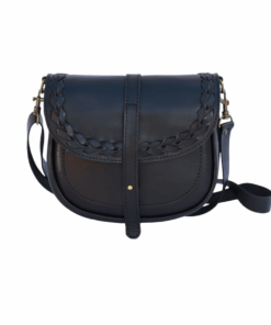 Classic Saddle Shape Bag - Black