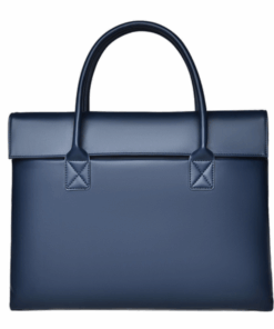 Classic Tiny PU Laptop Briefcase Bag for 14 inch - Blue